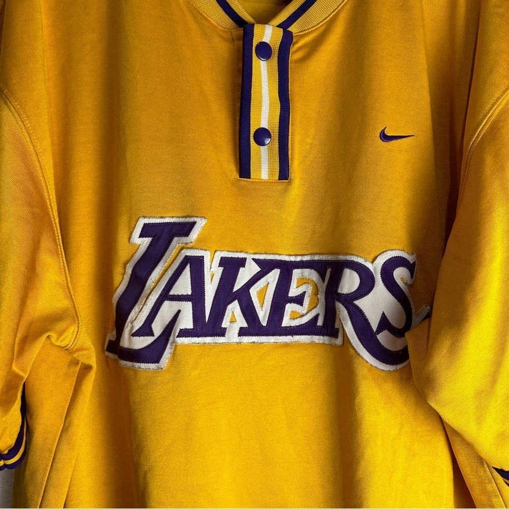 Nike Los Angeles Warm Up Vintage Jersey Shirt Size XL Kobe - Picture 4 of 9